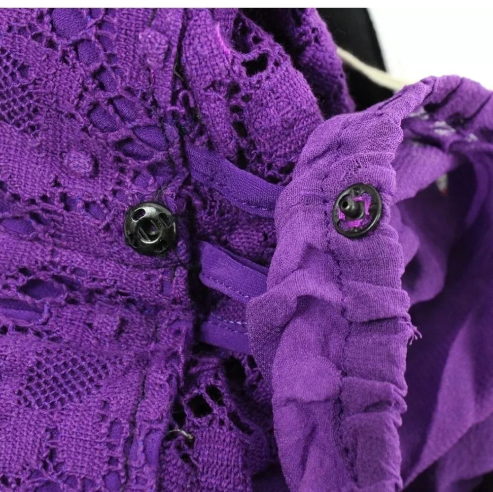 Gucci Cluny Lace Skirt SZ 42 - Picture 5 of 12